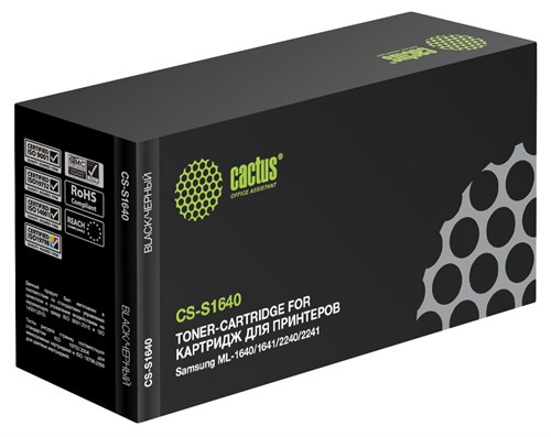 Картридж лазерный Cactus CS-S1640 D108S CS-S1640 MLT-D108S черный (1500стр.) для Samsung ML-1640/164 CS-S1640