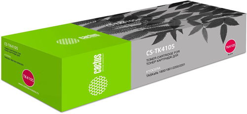 Картридж лазерный Cactus CS-TK4105 TK-4105 черный (15000стр.) для Kyocera TASKalfa 1800/2200/1801/22 CS-TK4105