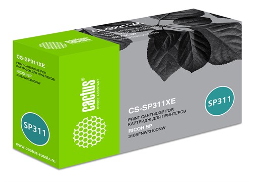 Картридж лазерный Cactus CS-SP311XE 821242 черный (6400стр.) для Ricoh SP 311DN/311DNw/325DNw CS-SP311XE