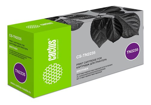 Картридж лазерный Cactus CS-TN2235 TN-2235 черный (1200стр.) для Brother DCP7060/7060DR/7065/7065DNR CS-TN2235