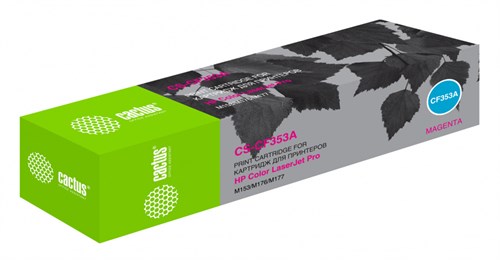 Картридж лазерный Cactus CS-CF353A CF353A пурпурный (1000стр.) для HP M176/M177 CS-CF353A
