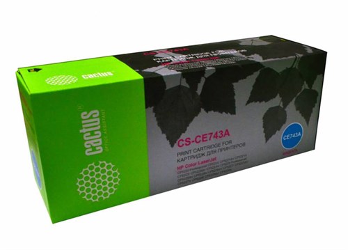 Картридж лазерный Cactus CS-CE743A CE743A пурпурный (7300стр.) для HP CLJ CP5220/CP5221/CP5223/CP522 CS-CE743A