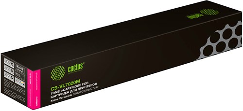 Картридж лазерный Cactus CS-VL7020M 106R03747 пурпурный (16500стр.) для Xerox VersaLink C7020/C7025/ CS-VL7020M