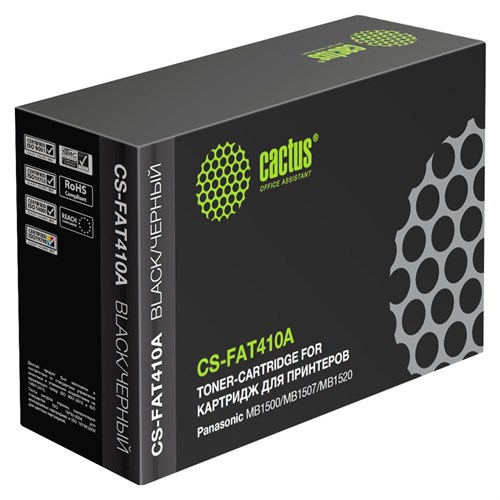 Картридж лазерный Cactus CS-FAT410A KX-FAT410A7 черный (2500стр.) для Panasonic MB1500/MB1507/MB1520 CS-FAT410A