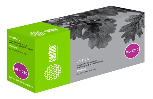 Картридж лазерный Cactus CS-S1210 ML-1210D3 черный (2500стр.) для Samsung ML-1210/1220/1250/1430 CS-S1210