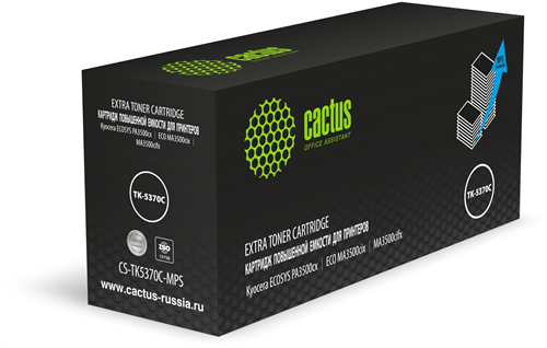 Картридж лазерный Cactus CS-TK5370C-MPS голубой (13000стр.) для Kyocera ECOSYS PA3500cx/ECO MA3500ci CS-TK5370C-MPS