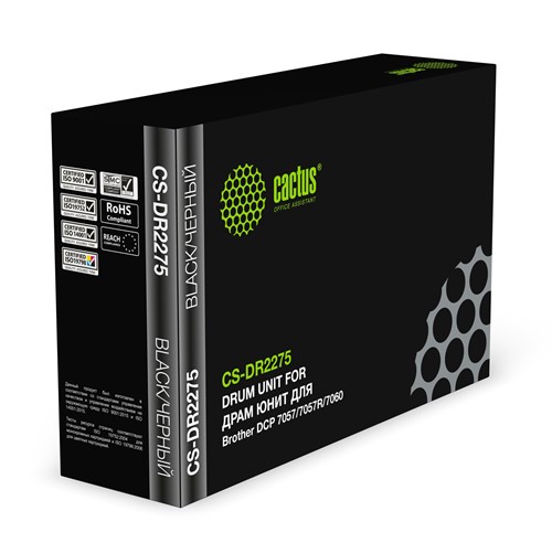 Блок фотобарабана Cactus CS-DR2275 DR-2275 черный ч/б:12000стр. для DCP 7057/7057R/7060 Brother CS-DR2275