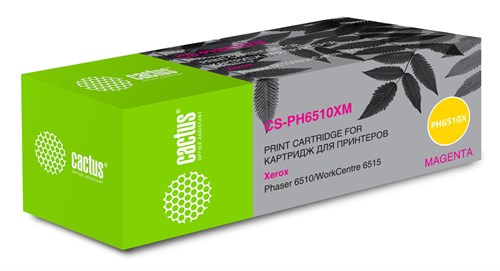 Картридж лазерный Cactus CS-PH6510XM 106R03694 пурпурный (4300стр.) для Xerox Phaser 6510/WC6515 CS-PH6510XM