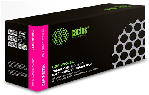 Картридж лазерный Cactus CSP-W2073A 117A пурпурный (700стр.) для HP Color Laser 150a/150nw/178nw MFP CSP-W2073A