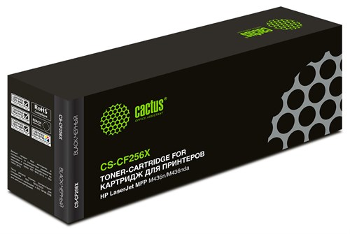 Картридж лазерный Cactus CS-CF256X CF256X черный (13700стр.) для HP LJ MFP M436n/M436nda CS-CF256X