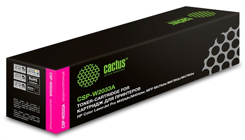 Картридж лазерный Cactus CSP-W2033A 415A пурпурный (2100стр.) для HP LJ M454/MFP M479 CSP-W2033A