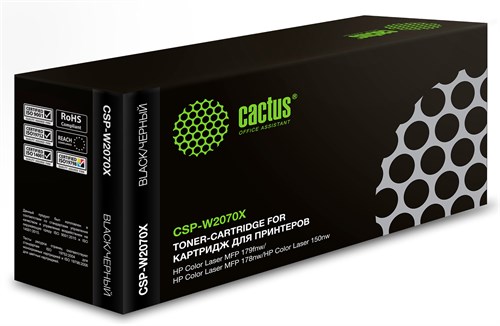 Картридж лазерный Cactus CSP-W2070X 117X черный (1500стр.) для HP Color Laser 150a/150nw/178nw MFP/1 CSP-W2070X