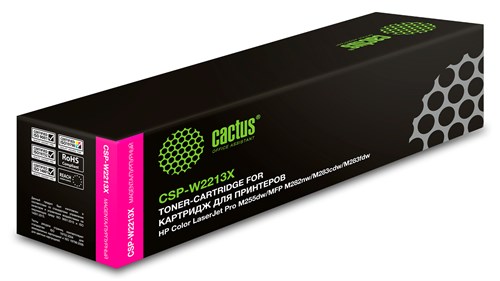 Картридж лазерный Cactus CSP-W2213X 207X пурпурный (2450стр.) для HP M255/MFP M282/M283 CSP-W2213X