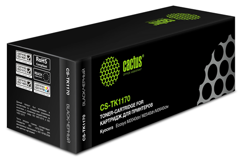Картридж лазерный Cactus CS-TK1170 TK-1170 черный (7200стр.) для Kyocera Ecosys M2040dn/ M2540dn/M26 CS-TK1170