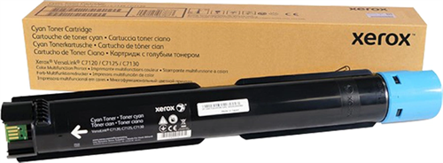 Картридж лазерный Xerox 006R01829 голубой (16500стр.) для Xerox VersaLink C7120, C7125, C7130 006R01829