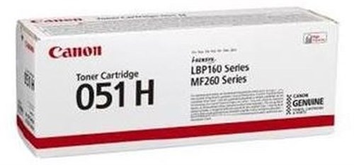 Картридж лазерный Canon 051H 2169C002 черный бар.в компл. (4100стр.) для Canon LBP162dw 2169C002