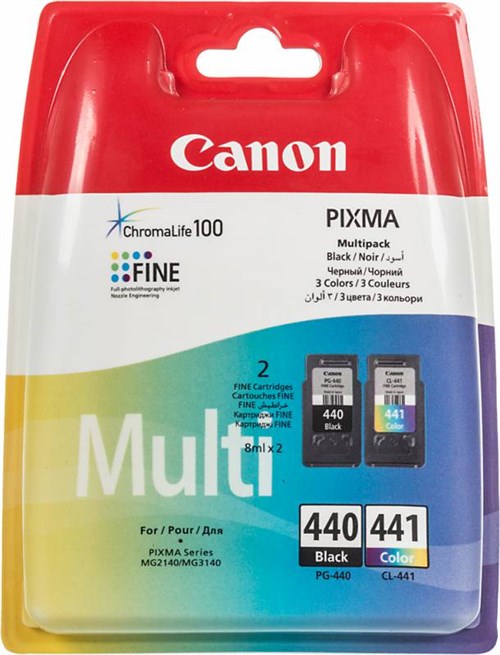 Картридж струйный Canon PG-440/CL-441 5219B005/5219B009 черный/трехцветный печ.гол.в компл. двойная  5219B005/5219B009