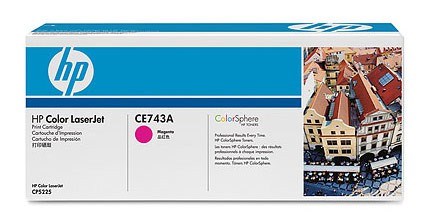 Картридж лазерный HP 307A CE743A пурпурный бар.в компл. (7300стр.) для HP CLJ CP5225 CE743A