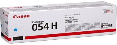 Картридж лазерный Canon 054HC 3027C002 голубой бар.в компл. (2300стр.) для Canon MF645Cx/MF643Cdw/MF 3027C002