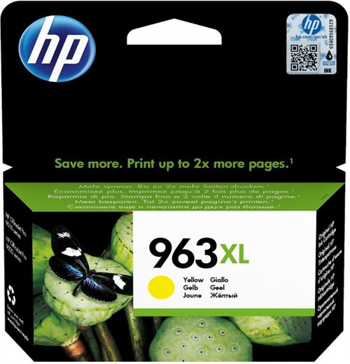 Картридж струйный HP 963XL 3JA29AE желтый (1600стр.) для HP OfficeJet Pro 901x/902x HP 3JA29AE
