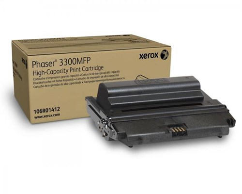 Картридж лазерный Xerox 106R01412 черный бар.в компл. (8000стр.) для Xerox Ph 3300 106R01412