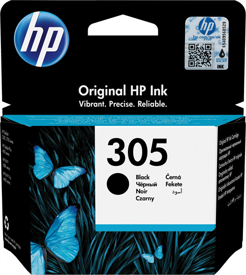 Картридж струйный HP 305 3YM61AE черный печ.гол.в компл. (120стр.) (17.9мл) для HP DJ 2320/2710/2720 3YM61AE