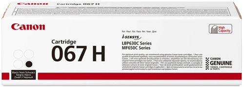 Картридж лазерный Canon 067HBK 5106C002 черный бар.в компл. (3100стр.) для Canon LBP631/633/MF651/65 5106C002