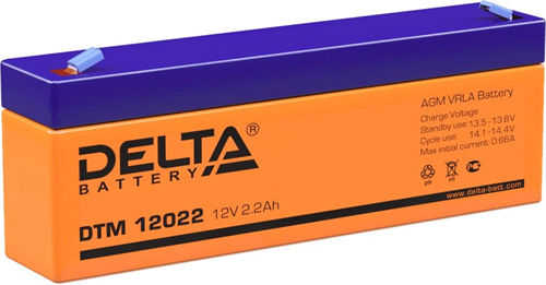 Батарея для ИБП Delta DTM 12022 12В 2.2Ач DTM 12022