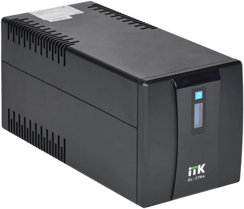Источник бесперебойного питания ITK Electra 720Вт 1200ВА черный EET-1200VA-1-002-S