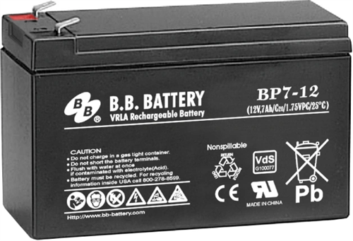 Батарея для ИБП BB BP7-12 12В 7Ач 39994