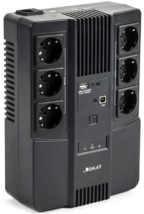 Источник бесперебойного питания Бастион Skat 600 AI 360Вт 600ВА черный 8998