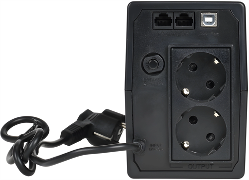 Источник бесперебойного питания ITK Electra EET-0600VA-1-001-S 360Вт 600ВА черный EET-0600VA-1-001-S