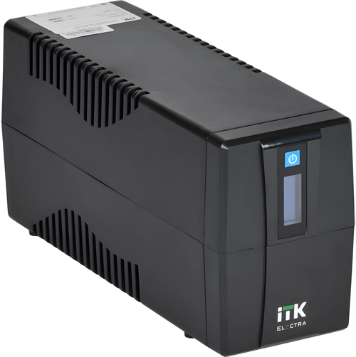 Источник бесперебойного питания ITK Electra EET-0600VA-1-001-S 360Вт 600ВА черный EET-0600VA-1-001-S