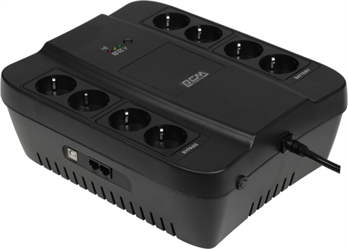 Источник бесперебойного питания Powercom Spider SPD-1000U 550Вт 1000ВА черный SPD-1000U