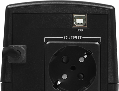 Источник бесперебойного питания Импульс Юниор Смарт 800 480Вт 800ВА черный JS80114