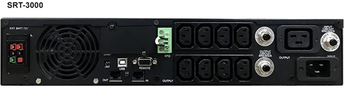 Источник бесперебойного питания Powercom Smart King RT SRT-3000A LCD 2700Вт 3000ВА черный SRT-3000A LCD
