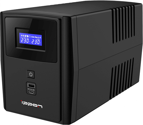Источник бесперебойного питания Ippon Smart Power Pro II 1200 720Вт 1200ВА черный 1005583