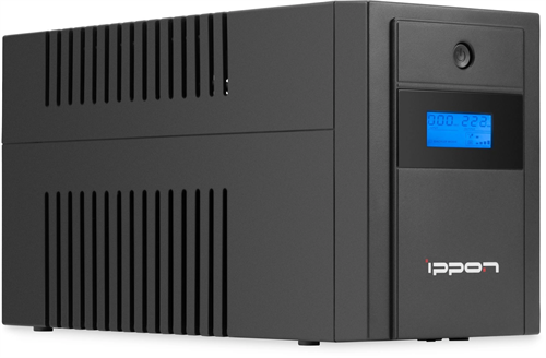 Источник бесперебойного питания Ippon Back Basic 1200 LCD Euro 600Вт 1200ВА черный 1687965
