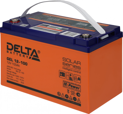 Батарея для ИБП Delta GEL 12-100 12В 100Ач GEL 12-100
