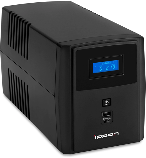Источник бесперебойного питания Ippon Smart Power Pro II Euro 2200 1200Вт 2200ВА черный 1029746