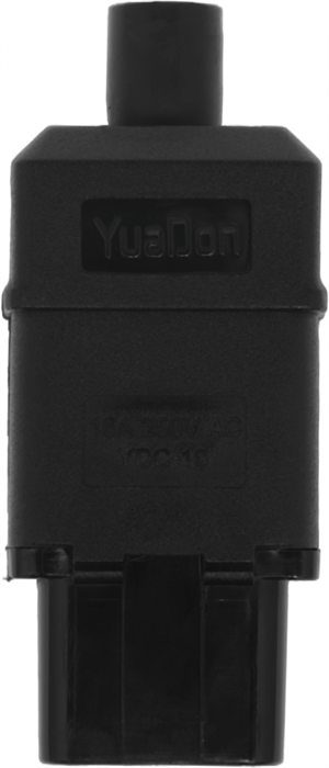 Вилка Lanmaster LAN-IEC-320-C19 IEC 60320 C19 16A 250V black LAN-IEC-320-C19