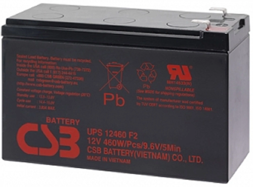 Батарея для ИБП CSB UPS12460 F2 12В 9Ач UPS12460 F2