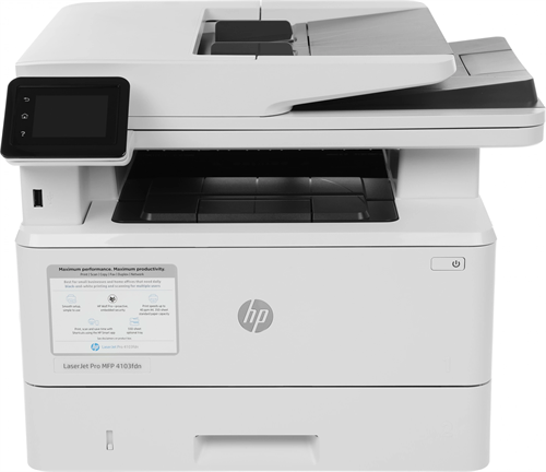 МФУ лазерный HP LaserJet Pro 4103fdn (2Z628A) A4 Duplex Net белый 2Z628A