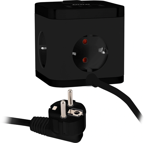 Сетевой удлинитель Buro BU-PC3.1UС-B 1.5м (3 розетки) черный (коробка) BU-PC3.1UС-B