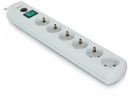 Сетевой фильтр Most RG 3м (6 розеток) белый (коробка) МОSТ RG 3 М