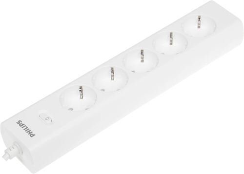 Сетевой фильтр Philips CHP2155WB/51 3м (5 розеток) белый (коробка) CHP2155WB/51