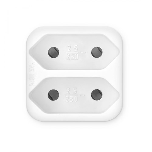 Сетевой разветвитель Buro BU-PS2F-W (2 розетки) белый (пакет ПЭ) BU-PS2F-W
