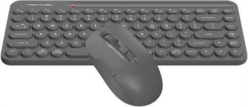 Клавиатура + мышь A4Tech Fstyler FG3200 Air2 клав:серый мышь:серый USB беспроводная slim Multimedia FG3200 AIR2