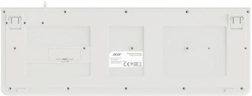 Клавиатура + мышь Acer OCC400 клав:белый мышь:белый USB (ZL.ACCCC.014) ZL.ACCCC.014
