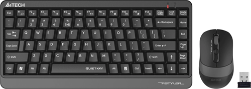 Клавиатура + мышь A4Tech Fstyler FGS1110Q клав:черный/серый мышь:черный/серый USB беспроводная Multi FGS1110Q